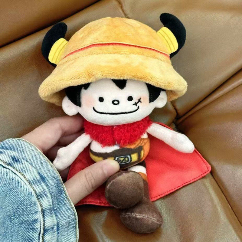 15CM Anime One Piece Plush Dol - огляд і ціна Luffy Anime Merchandise