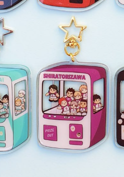 6Cm Acrylic Keychain for Haiky - огляд і ціна Anime Merchandise Haikyuu